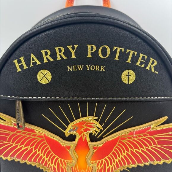 NWT RARE NEW YORK EXCLUSIVE Harry Potter Phoenix Loungefly Backpack - Picture 8 of 15